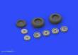 Eduard Accessories 632100 - Me 262 wheels for Revell
