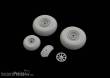 Eduard Accessories 632145 - B-24 wheels (8spoke front wheel) for Hobby Boss in 1:32