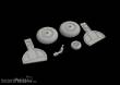 Eduard Accessories 632150 - Bf 108 wheels for Eduard in 1:32