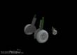 Eduard Accessories 632155 - Bf 108 wheels spoked for Eduard in 1:32