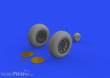 Eduard Accessories 632160 - P-40E wheels for Trumpeter in 1:32