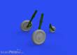 Eduard Accessories 632183 - 1:32 Bf 109G-4 wheels for REVELL