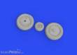 Eduard Accessories 632183 - 1:32 Bf 109G-4 wheels for REVELL