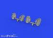 Eduard Accessories 632192 - 1:32 Bf 109E rudder pedals early PRINT 1/32