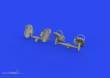 Eduard Accessories 632192 - 1:32 Bf 109E rudder pedals early PRINT 1/32