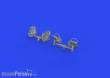 Eduard Accessories 632193 - 1:32 Bf 109E rudder pedals late PRINT 1/32