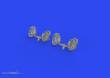 Eduard Accessories 632193 - 1:32 Bf 109E rudder pedals late PRINT 1/32
