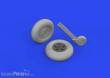 Eduard Accessories 632195 - 1:32 Spitfire Mk.Ia wheels 1/32 KOTARE