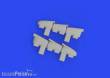 Eduard Accessories 632196 - 1:32 Spitfire Mk.Ia ehaust stacks PRINT 1/32 KOTARE