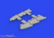 Eduard Accessories 632196 - 1:32 Spitfire Mk.Ia ehaust stacks PRINT 1/32 KOTARE