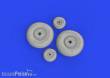 Eduard Accessories 632198 - 1/32 MC.202 wheels 1/32 ITALERI