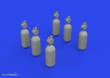 Eduard Accessories 632200 - WWII USAAF oxygen cylinder A-6 PRINT