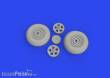 Eduard Accessories 624004 - 1:24 Spitfire Mk.IX wheels 5spoke 1/24 AIRFIX