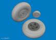 Eduard Accessories 624006 - Spitfire Mk.VIII wheels 4spoke AIRFIX