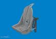 Eduard Accessories 624007 - Spitfire Mk.VIII/Mk.IX seat PRINT AIRFIX