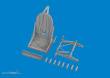 Eduard Accessories 624007 - Spitfire Mk.VIII/Mk.IX seat PRINT AIRFIX