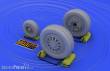 Eduard Accessories 648011 - 1:48 F-16 late wheels (KIN)