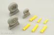 Eduard Accessories 648017 - 1:48 F-22A wheels für Hasegawa