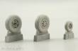 Eduard Accessories 648017 - 1:48 F-22A wheels für Hasegawa