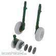 Eduard Accessories 648037 - 1:48 MiG-29 wheels for Academy/Eduard