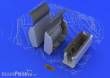 Eduard Accessories 648049 - MiG-21 wheel wells for Eduard in 1:48