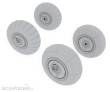 Eduard Accessories 648052 - Bf 110 C/D main undercarriage wheels in 1:48
