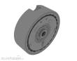 Eduard Accessories 648052 - Bf 110 C/D main undercarriage wheels in 1:48