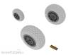 Eduard Accessories 648057 - P-61 wheels for Great Wall Hobby in 1:48