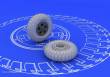 Eduard Accessories 648098 - Spitfire wheels - 5 spoke for Eduard