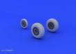 Eduard Accessories 648106 - Me 262 wheels for Tamiya