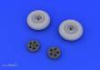 Eduard Accessories 648119 - Spitfire wheels - 5 spoke for Eduard