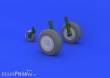 Eduard Accessories 648134 - 1:48 Ju 88 wheels late for Dragon
