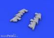 Eduard Accessories 648230 - 1:48 Hurricane Mk.I exhaust stacks f.Airfix