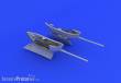 Eduard Accessories 648246 - Bf 109 cannon pods for Eduard in 1:48