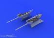 Eduard Accessories 648246 - Bf 109 cannon pods for Eduard in 1:48