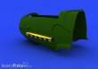Eduard Accessories 648247 - Bf 109G exhaust stacks for Eduard in 1:48