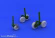 Eduard Accessories 648248 - MiG-31 wheels for AMK in 1:48