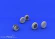 Eduard Accessories 648248 - MiG-31 wheels for AMK in 1:48