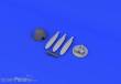 Eduard Accessories 648255 - Bf 109G-6 propeller in 1:48
