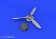 Eduard Accessories 648255 - Bf 109G-6 propeller in 1:48