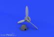 Eduard Accessories 648255 - Bf 109G-6 propeller in 1:48