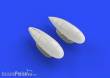 Eduard Accessories 648265 - Bf 109G external fuel tanks for Eduard in 1:48