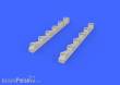 Eduard Accessories 648281 - MC.202 exhaust stacks for Eduard/Hasegaw in 1:48