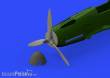 Eduard Accessories 648289 - Bf 109F propeller EARLY for Eduard