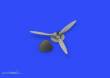 Eduard Accessories 648289 - Bf 109F propeller EARLY for Eduard