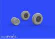Eduard Accessories 648290 - F-14A wheels for Tamiya in 1:48