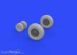 Eduard Accessories 648290 - F-14A wheels for Tamiya in 1:48