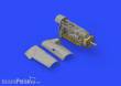 Eduard Accessories 648300 - Bf 109F engine & fuselage guns f.Eduard in 1:48