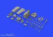 Eduard Accessories 648300 - Bf 109F engine & fuselage guns f.Eduard in 1:48