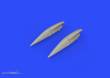 Eduard Accessories 648301 - Crusader air intakes for Hasegawa